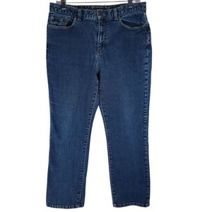 Ralph Lauren Womens Jeans Size 12 Petite Western Retro‎ Casual High Waisted